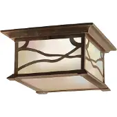 Kichler LED Buitenlamp Morris | 2X E27 Max 60W | IP44 | Dimbaar | Distressed Copper