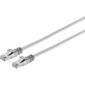 Markenlos UFTP CAT7 platte netwerkkabel | PVC | grijs | 10 meter