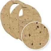 Meyco bandana Rib Mini Spot - toffee melange (set van 2) unisex