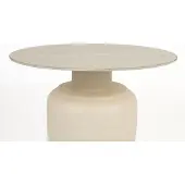 White Label Bijzettafel Karula Side High Beige