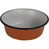 Boon RVS eetbak terracottalook voor hond en kat 2 x 13 cm