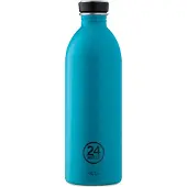 24Bottles Drinkfles turquoise / zwart