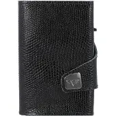 Tru Virtu Click & Slide creditcard etui RFID leer 6,5 cm zwart