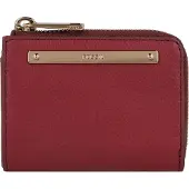 Fossil Sleutelgeval Liza Zip Key Wallet Scarlet Wijnrood