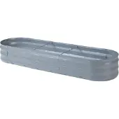Casa.pro Plantenbak Alfedena bloembak 171x50x25 cm ovaal antraciet