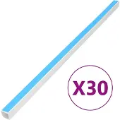 vidaXL Kabelgoot zelfklevend 40x40 mm 30 m PVC