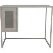 En.casa Bureau Sund metaal 75x100x50 cm grijs []