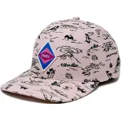 Mizu Baseball Pet Soft Pink Hawaiian Print