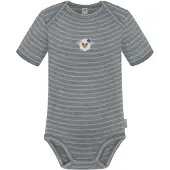 Normani Rompertje/body 'Tauranga' beige / grijs / wit