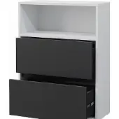 Vicco Badkamermeubel Maltin Wit 60.2 x 78 cm met twee grote lades, Model 41484