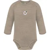 Normani Rompertje/body 'Auckland' beige / taupe / donkergroen / wit