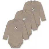Normani Rompertje/body 'Auckland' beige / gemengde kleuren
