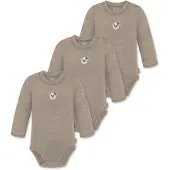 Normani Rompertje/body 'Tuai' beige / gemengde kleuren