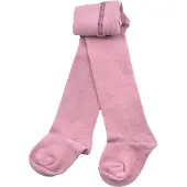 Kipkep Blijf-Maillot Stay-on-Tights roze Jongens/Meisjes Katoen Effen - maat 2-6 mnd