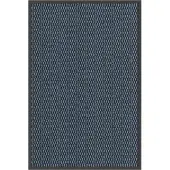 vidaXL Deurmat 60x90 cm blauw