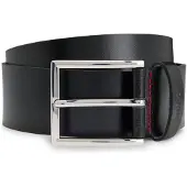HUGO Heren Olpian riem zwart (80 cm), Casual, Leer 50541171
