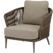 Intratuin Loungestoel Kelly Taupe