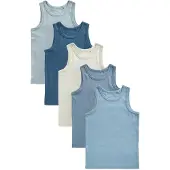 Next Onderhemd opaal / enziaan / pastelblauw / lichtblauw / wit