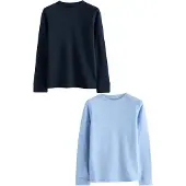 Next Onderhemd navy / lichtblauw