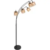 Mexlite Vloerlamp Ocre 5-lichts