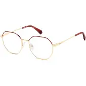 Polaroid PLD D555 52/18/145 Gouden bordeaux metalen monturen VROUW PLD D555