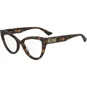 Moschino MOS652 52/18/145 Havana Acetaat monturen VROUW MOS652