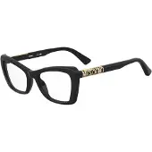 Moschino MOS649 52/19/140 Zwart goud Acetaat monturen DAMES MOS649
