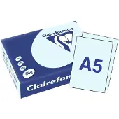 Clairefontaine Gekleurd papier Azuurblauw 80 grams A5 (500 vel)