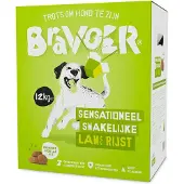 Bravoer Krokant hondenvoer Sensationeel Smakende Lam &amp; Rijst 12 kg