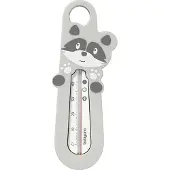 Babyono - Babybadthermometer- Wasbeer - 0m+ Grijs