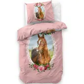 Royal Textile Dekbedovertrek Cute Horse - microvezel - 1-persoons
