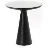 Starfurn Bijzettafel Essy | Black | 38 cm (Zwart, 38x60x38 diameter: 38cm)