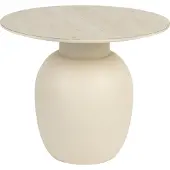 White Label Bijzettafel Karula Side Low Beige