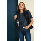 Pom Amsterdam Dames Blazers Gilet - Teddy Love - Blauw - Maat 44