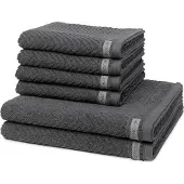 Ross Dames en Heren 4 X handdoek 2 X douchehanddoek - in set Smart