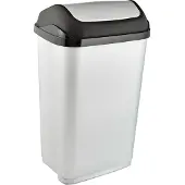 Keeeper Swing Bin Swantje Vuilbak 39x29x66 - 50 L Lichtgrijs 10308