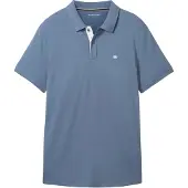 Tom Tailor Shirt smoky blue / wit