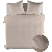 Yellow Suites Dekbedovertrek Percale-Katoen - Beige 140 x 200/220 cm