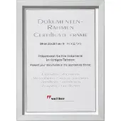 Walther design Construction - Fotolijst - Fotoformaat 21x29,7 cm (DIN A4) - Zilver