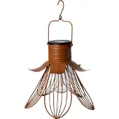 Intratuin Solar Hanglamp Luxor Bruin D 28 H 25 Cm