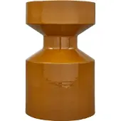 Woood Ferry Bijzettafel - Metaal - Honinggeel - 47x30x30
