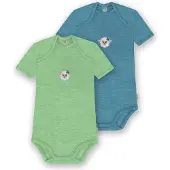 Normani Rompertje/body 'Tauranga' blauw / groen