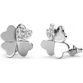 MYC Paris Lucky Clover oorbellen - Oostenrijks kristal