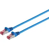 S-Impuls Patchkabel cat6A S/FTP PIMF Halogenfrei blau 0,5m