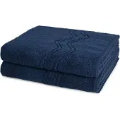 Ross Dames en Heren 2 X douchedoek - Als set Cashmere feeling