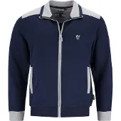 Hajo Heren homewear jasje blauw | Maat 54