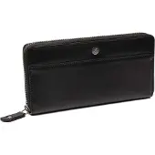 The Chesterfield Brand Leren Portemonnee Livorno Wallet Black Zwart