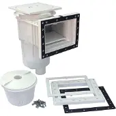 AstralPool 11309 Skimmer Standard Mouth Square Cover For Liner Pools 17.5l Transparant