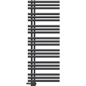 LuxeBath Badkamerradiator middenaansluiting 600x1600 mm antraciet met universele aansluitset