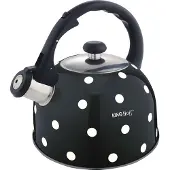 KINGHOFF Fluitketel zwart stippel - 2,6 l